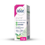 Veet Pure Hair Removal Cream for Dry Skin with Cucumber Extract for Full Arms, 50 gVeet Pure Hair Removal Cream for Dry Skin with Cucumber Extract for Full Arms, 50 g