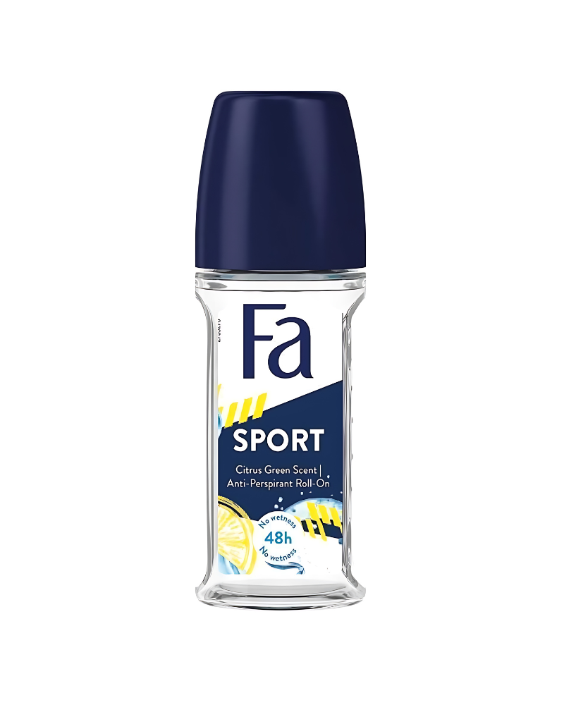 Untitleddesign-2024-07-15T175351.021.png Fa 48h Sport Citrus Green Scent Antiperspirant Deodorant Roll On, 50 mlFa 48h Sport Citrus Green Scent Antiperspirant Deodorant Roll On, 50 ml - Image 1