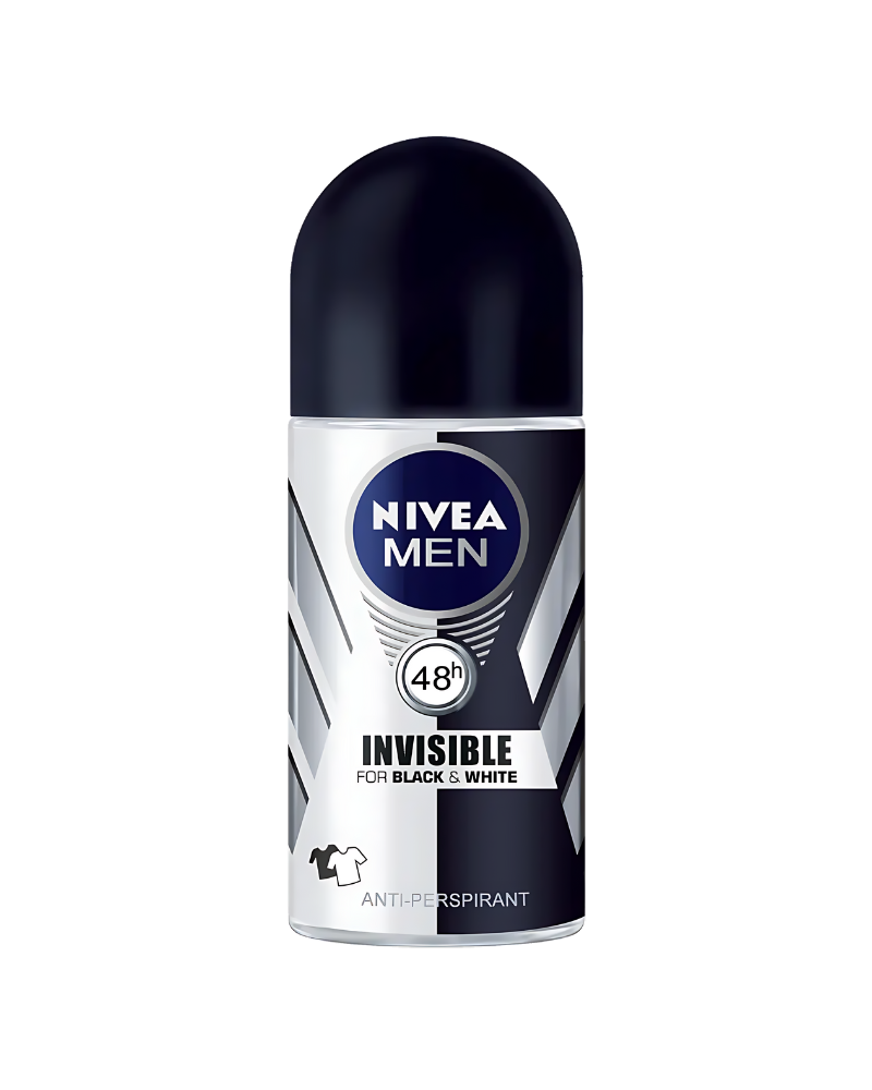 Untitleddesign-2024-07-15T182757.702.png Nivea Men Black & White Anti-Perspirant Roll On, 50 ml - Image 1
