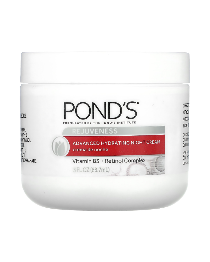 Untitleddesign-2024-07-28T222500.643.png Pond's Rejuveness Advanced Hydrating Night Cream Vitamin-B3 Retinol Complex, 88.7 mlPond's Rejuveness Advanced Hydrating Night Cream Vitamin-B3 Retinol Complex, 88.7 ml - Image 1