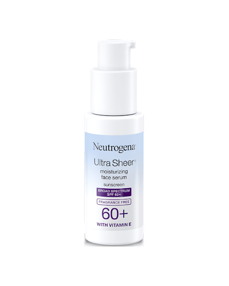 Untitleddesign-2024-07-30T161619.907.png Neutrogena Ultra Sheer Moisturizing Face Serum Sunscreen with Vitamin E Broad Spectrum SPF 60+, 50 mlNeutrogena Ultra Sheer Moisturizing Face Serum Sunscreen with Vitamin E Broad Spectrum SPF 60+, 50 ml - Image 1