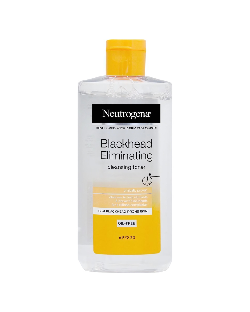Untitleddesign-2024-07-30T162413.600.png Neutrogena Blackhead Eliminating Oil-Free Cleansing Toner, 200 mlNeutrogena Blackhead Eliminating Oil-Free Cleansing Toner, 200 ml - Image 1