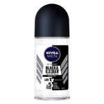 Nivea Men Black & White Invisible Original Anti-Perspirant 48H 5X Anti Deodorant Roll-On, 50 ml