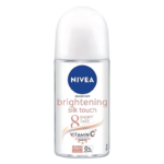 Nivea Brightening Silk Touch 8 Super Food Vitamin C Kaolin Deodorant Roll-On, 50 mlNivea Brightening Silk Touch 8 Super Food Vitamin C Kaolin Deodorant Roll-On, 50 ml