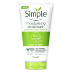Simple Kind to Skin Moisturizing Facial Wash For Smooth & Healthy Looking Skin, 150 mlSimple Kind to Skin Moisturizing Facial Wash For Smooth & Healthy Looking Skin, 150 ml