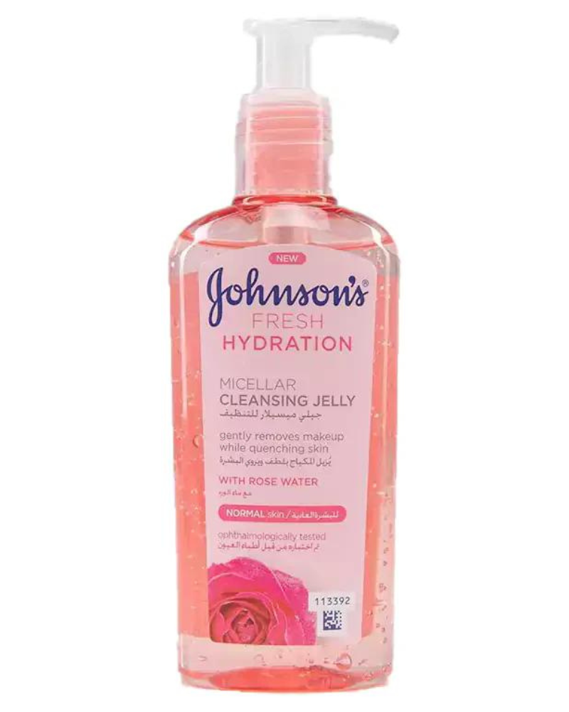 Untitleddesign_12.png Johnson's Fresh Hydration Micellar Cleansing Jelly, 200 mlJohnson's Fresh Hydration Micellar Cleansing Jelly, 200 ml - Image 1