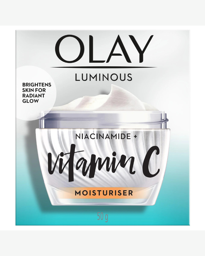 Untitleddesign_25.png Olay Luminous Niacinamide + Vitamin C Moisturiser, 50 gOlay Luminous Niacinamide + Vitamin C Moisturiser, 50 g - Image 1