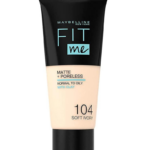 Maybelline Fit Me Liquid Foundation Matte & Poreless - 104 Soft IvoryMaybelline Fit Me Liquid Foundation Matte & Poreless - 104 Soft Ivory
