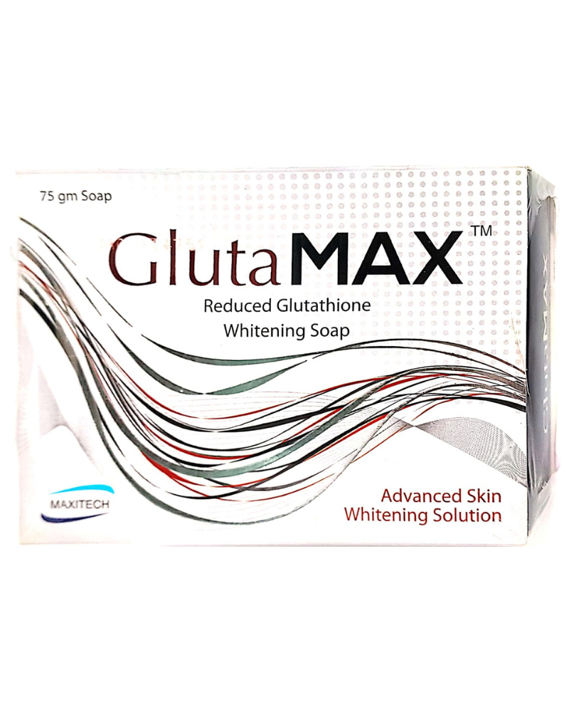 Untitleddesign_35_2f93f524-11b2-4564-870d-17e7552b648a.png GlutaMax Reduced Glutathione Whitening Soap, 75gGlutaMax Reduced Glutathione Whitening Soap, 75g - Image 1