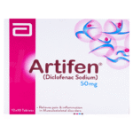 Artifen 50mg tablet 10x10's