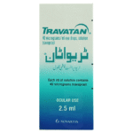 Travatan  40 micrograms drops 2.5 ml