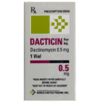 K.U Dactinomycin 0.5 mg injection 1 Vial
