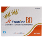 A-Fantrine BD 80mg/480mg tablet 1 x 6's