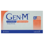 Gen-M 80mg/480mg tablet 1x6's