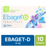 Ebaget-D 10 mg tablet 1 X 10's