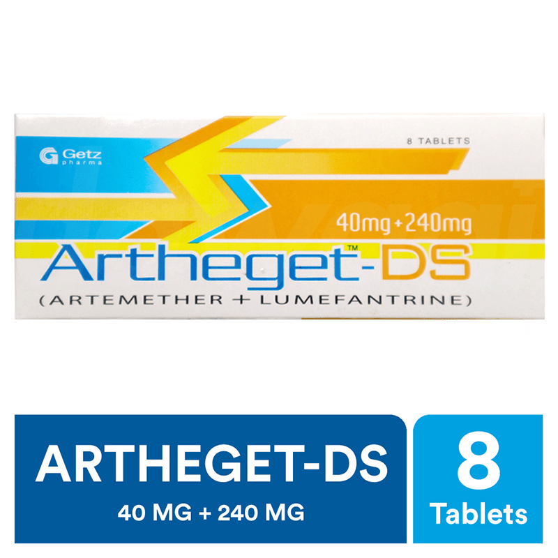getart17973_1655729602_3.png Artheget-DS 40 mg + 240 mg tablet 1 x 8's - Image 1