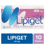 Lipiget 40 mg tablet 1 x 10's