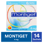 Montiget (pediatric Granules) 4 mg powder 1 x 14 Sachets