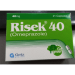 Risek 40mg   capsule 3x7's