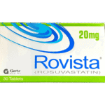 Rovista 20 mg tablet 3x10's