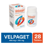 Velpaget  400mg/100mg tablet 1 x 28's bottle