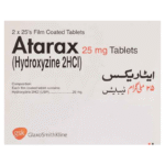 Atarax 25 mg tablet 2 x 25's