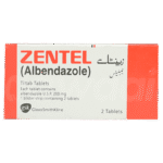 Zentel 200mg tablet 1x2's