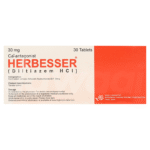 Herbesser 30mg tablet 3x10's