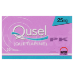 Qusel 25mg tablet 3x10's