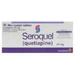 Seroquel 25 mg  tablet 3x10's