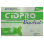 Cidpro 20 mg / 1680 mg sachet 1 x 10's