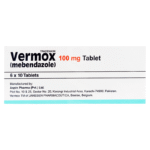 Vermox Tablet 100mg tablet 6x10's