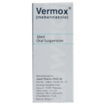 Vermox Syrup 100mg 30ml  suspension 30ml