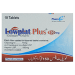 Lowplat Plus 150mg 75mg/150mg tablet 1x10's