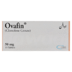 Ovafin 50mg  tablet 10 tablet.