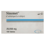 Sinemet 25mg/250mg tablet 10x10's