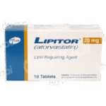 Lipitor 20mg tablet 1x10's