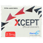 Xcept 2.5mg 2.5mg tablet 1x10's