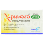 X-plended 20mg tablet 1x10's
