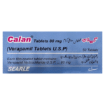 Calan 80mg tablet 5x10's