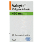 Valcyte  450 mg coated tablets 1 x 60's