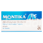 Montika 10mg tablets 1x14's