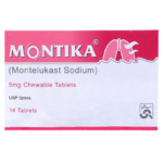 Montika 5mg chewable tablet 1x14's