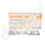 Secnidal 500mg 500mg tablet 1x4's