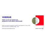 Verorab Vaccine Powder Solvent Suspension For  injection 1 x 0.5 ml Pre Filled Syringe