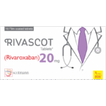 Rivascot 20mg tablet 1x10's