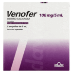 Venofer 100mg/5ml injection 5 Ampx5ml