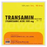 Transamin 500mg injection 10 Ampx5ml