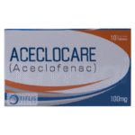 Aceclocare 100 mg tablet 1 x 10's