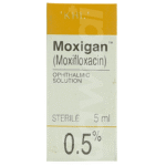 Moxigan Opthalmic Solution 0.5 % 0.5% eye drop 5ml